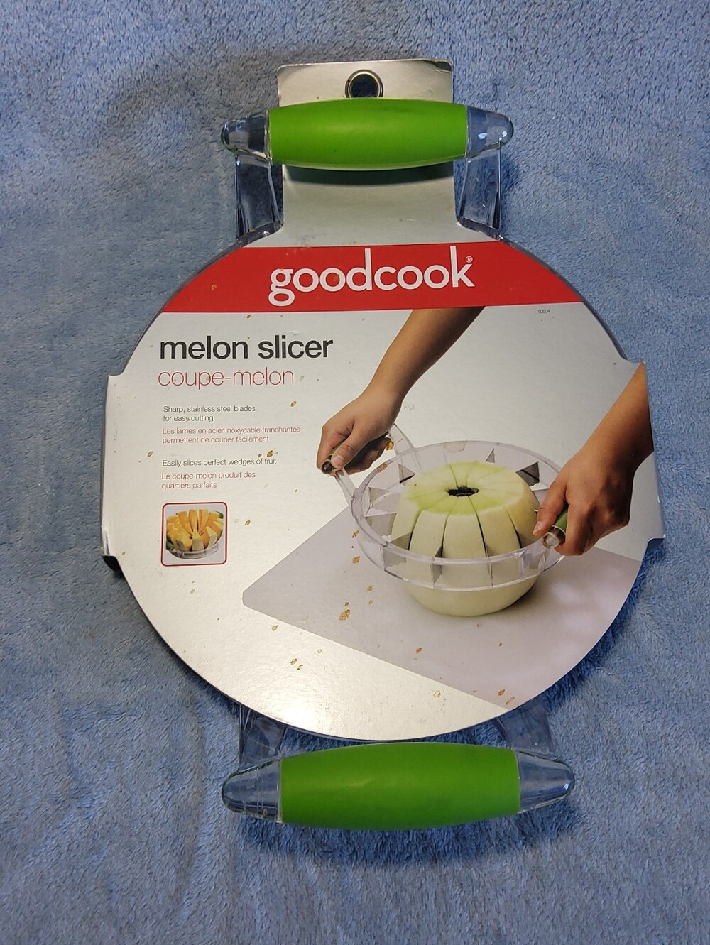 Goodcook Melon Fruit Slicer Steel Blades Cutter Kitchen Tool Stainless 2 Handle